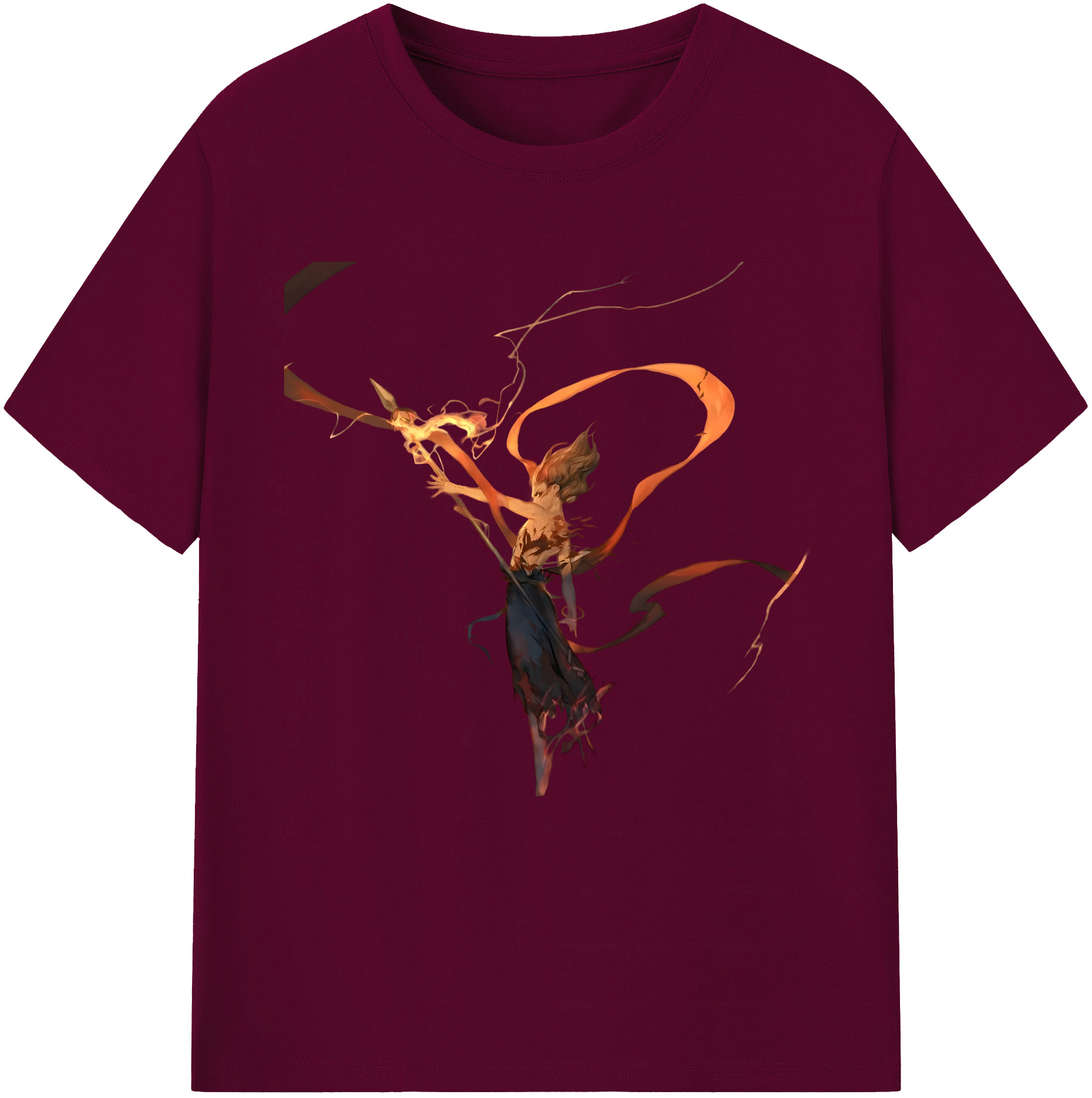 （画像用） Ne Zha 2 ナタ 魔童の大暴れ レディースカジュアルプリントTシャツ（綿100％）